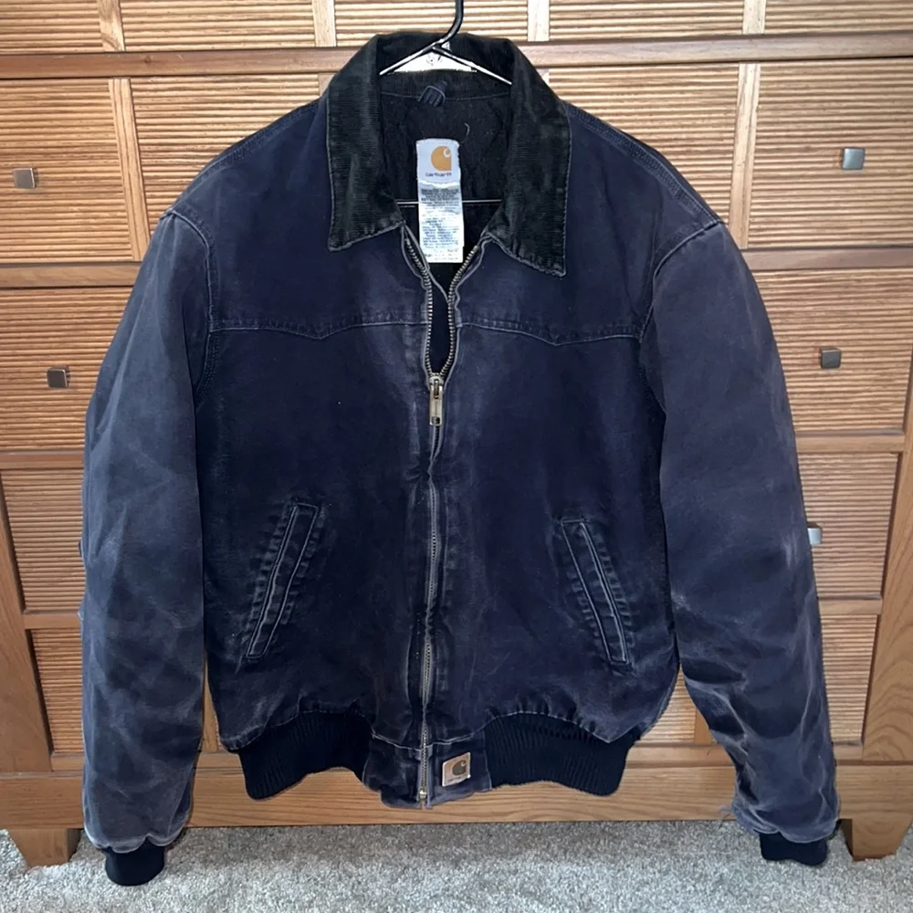 ジャケット・アウター Carhartt Santa Fe Chore Coat 80's U.S.A Vintage 1980s Carhartt Red Santa Fe Work Jacket / Workwear / Quilt